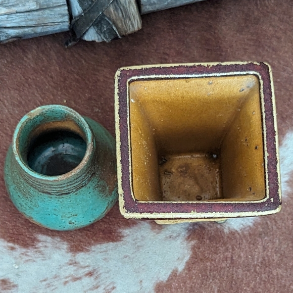 Vintage Bundle Rustic Ceramic Glazed Pots/Vases - Picture 9 of 10
